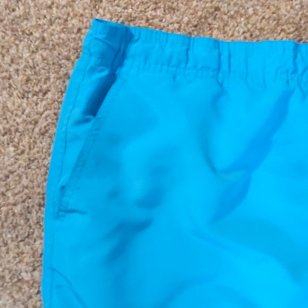 Hawaiian Authentics Aqua Blue Swim Trunks . Sz XL - Picture 3 of 9